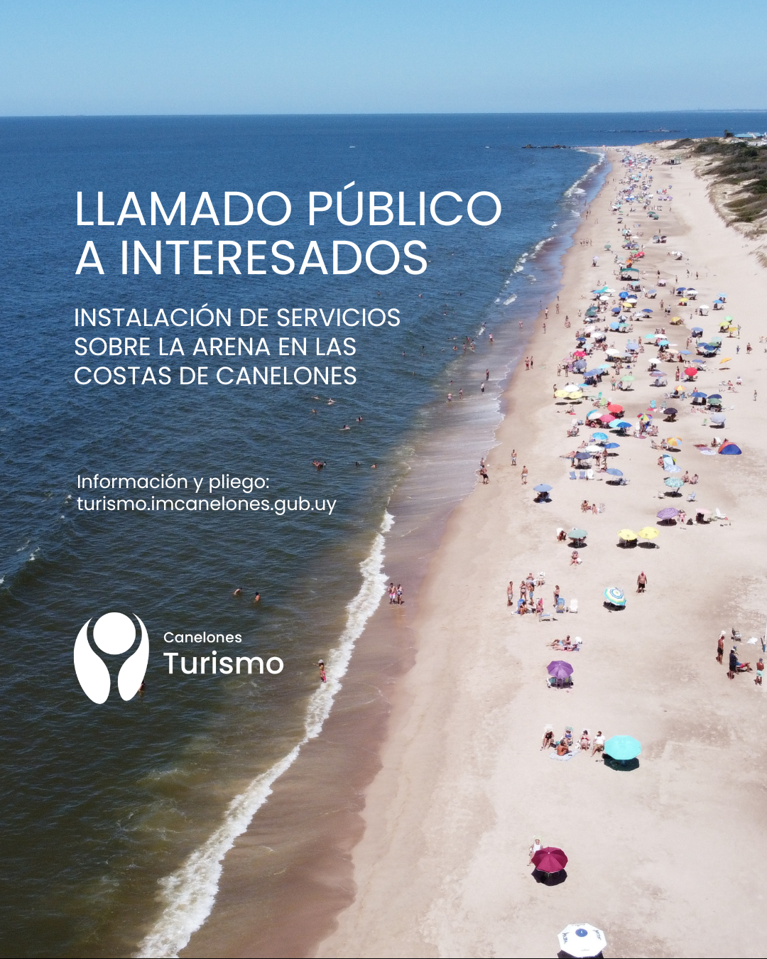 Llamado a interesados para la instalación de servicios en el espacio público de playas comprendidas en las costas del departamento.