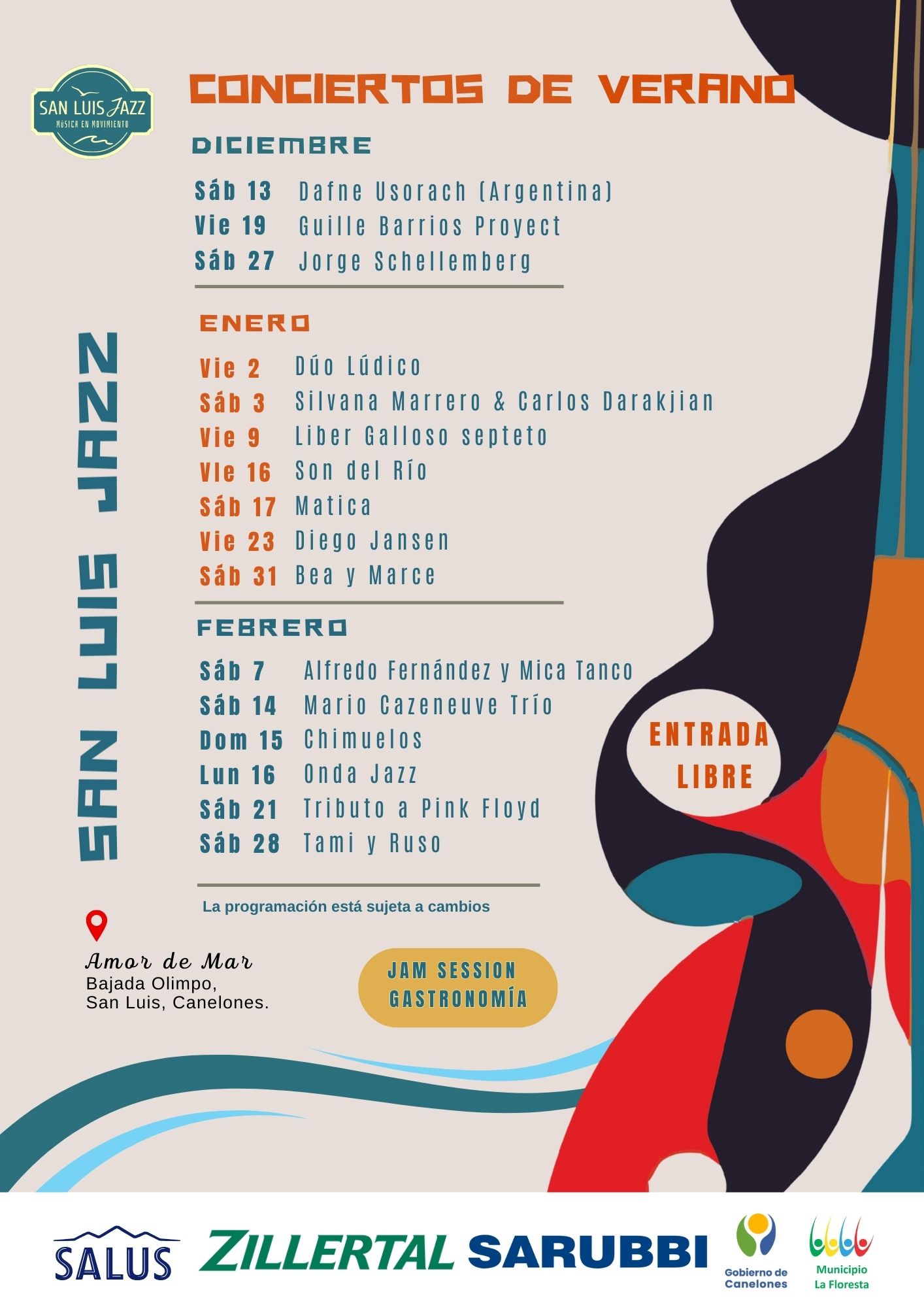 Ciclo de Verano San Luis Jazz – Música en Movimiento 