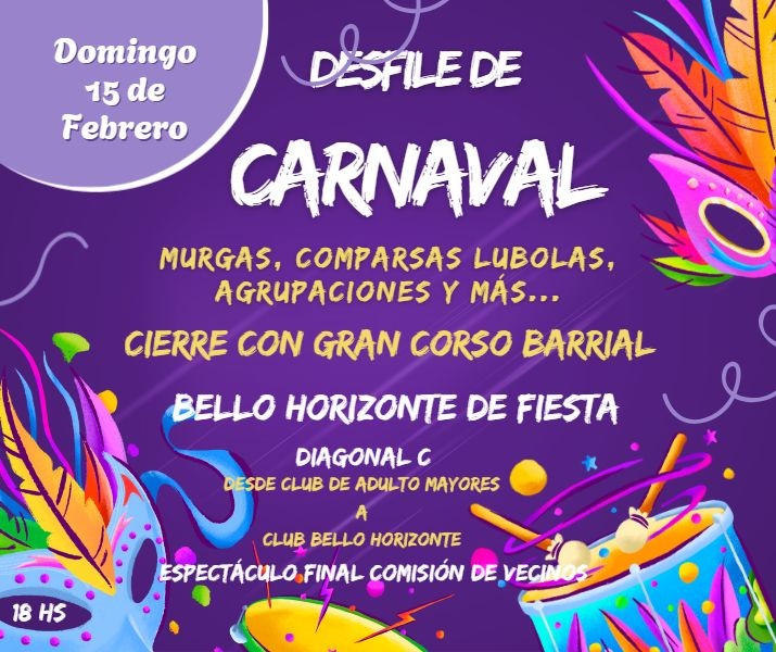 Desfile de Carnaval en Bello Horizonte