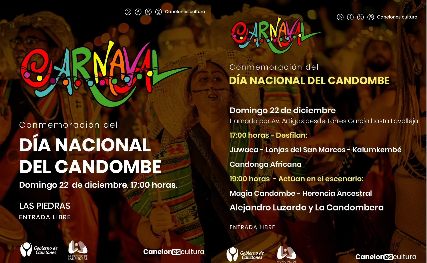 Día Nacional del Candombe en Las Piedras