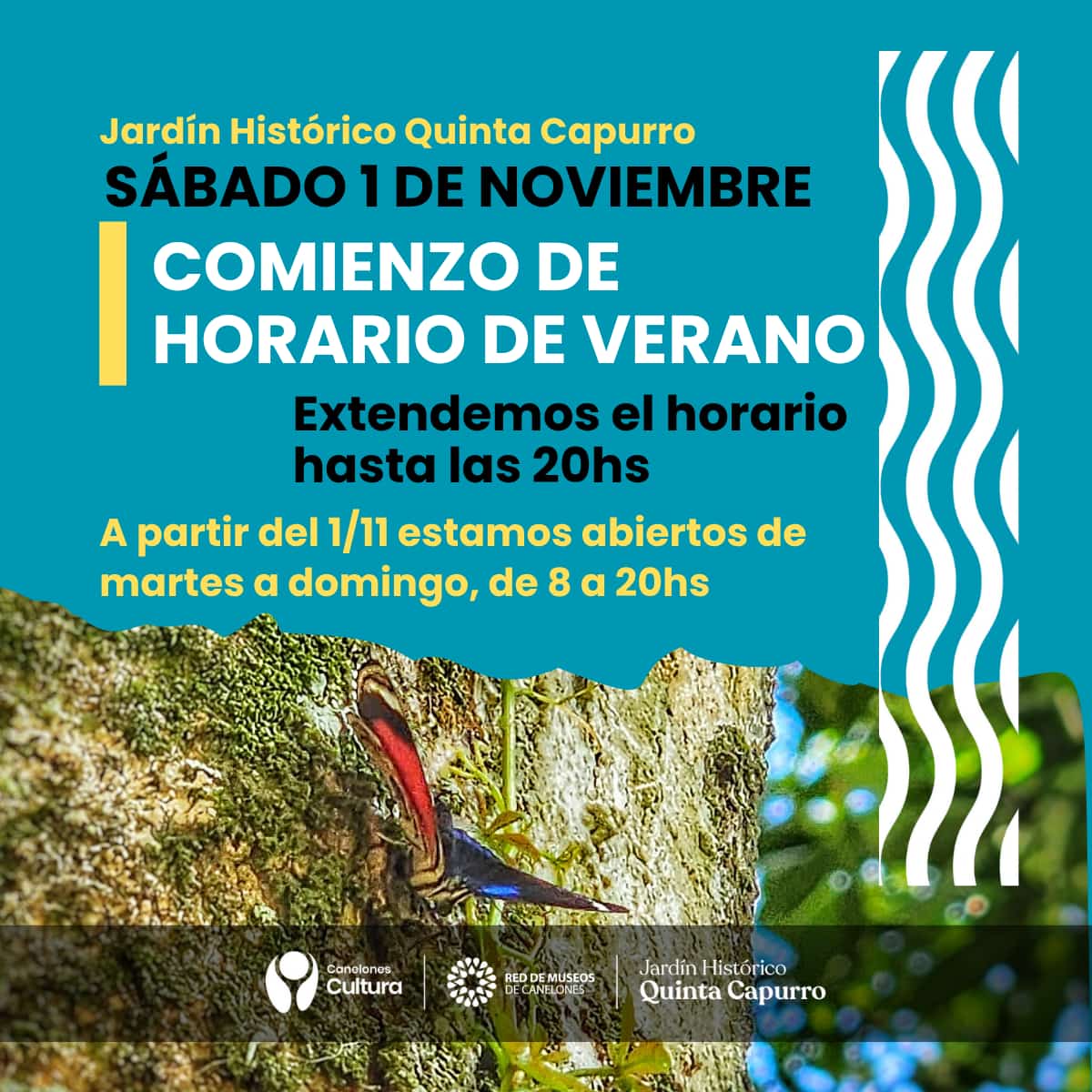 Horario de verano en Quinta Capurro