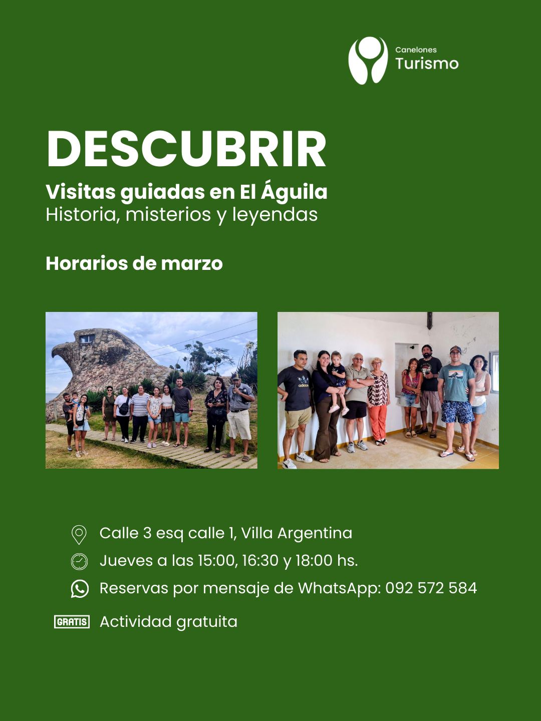 Visitas guiadas en el Águila
