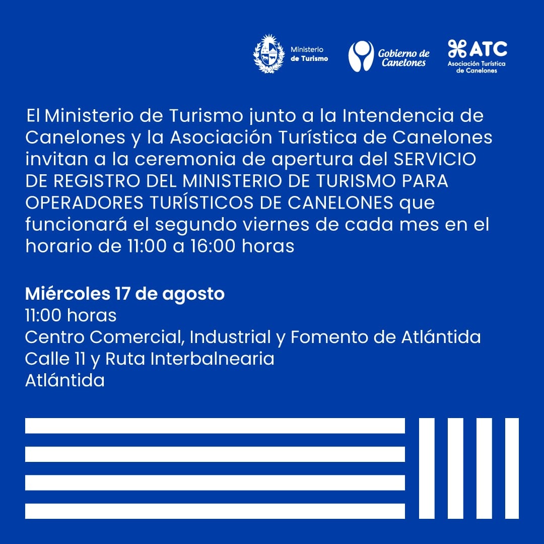 Ceremonia de Apertura del servicio de Registro de Operadores que presta el Ministerio de Turismo en Atlántida