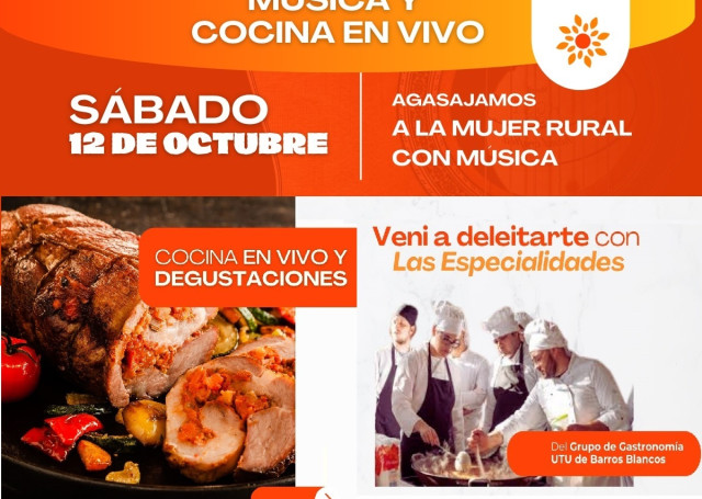 Música y cocina en vivo