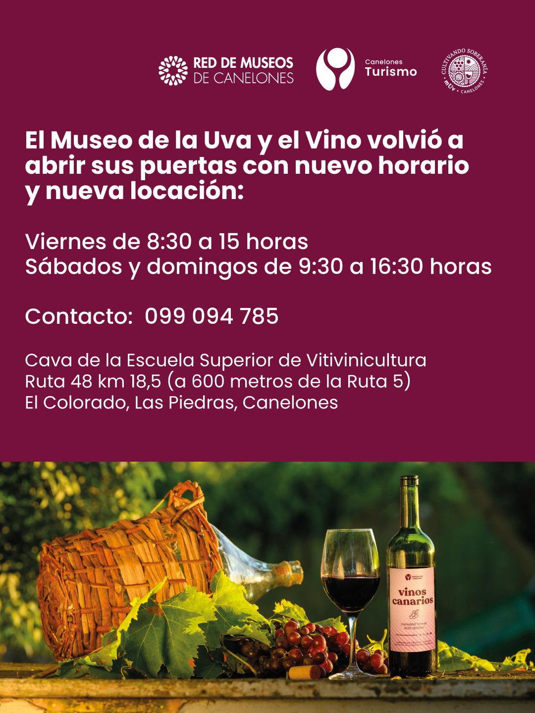 Museo de la Uva y el Vino -nuevo horario-