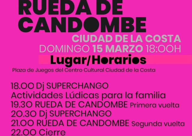 Viví Canelones con Rueda de Candombe en Ciudad de la Costa