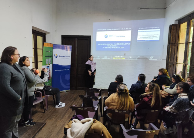 Se realizó taller sobre accesibilidad turística y recorrida técnica en la Quinta Capurro