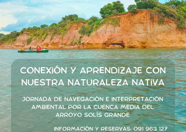 Travesía con interpretación ambiental por el Arroyo Solís Grande