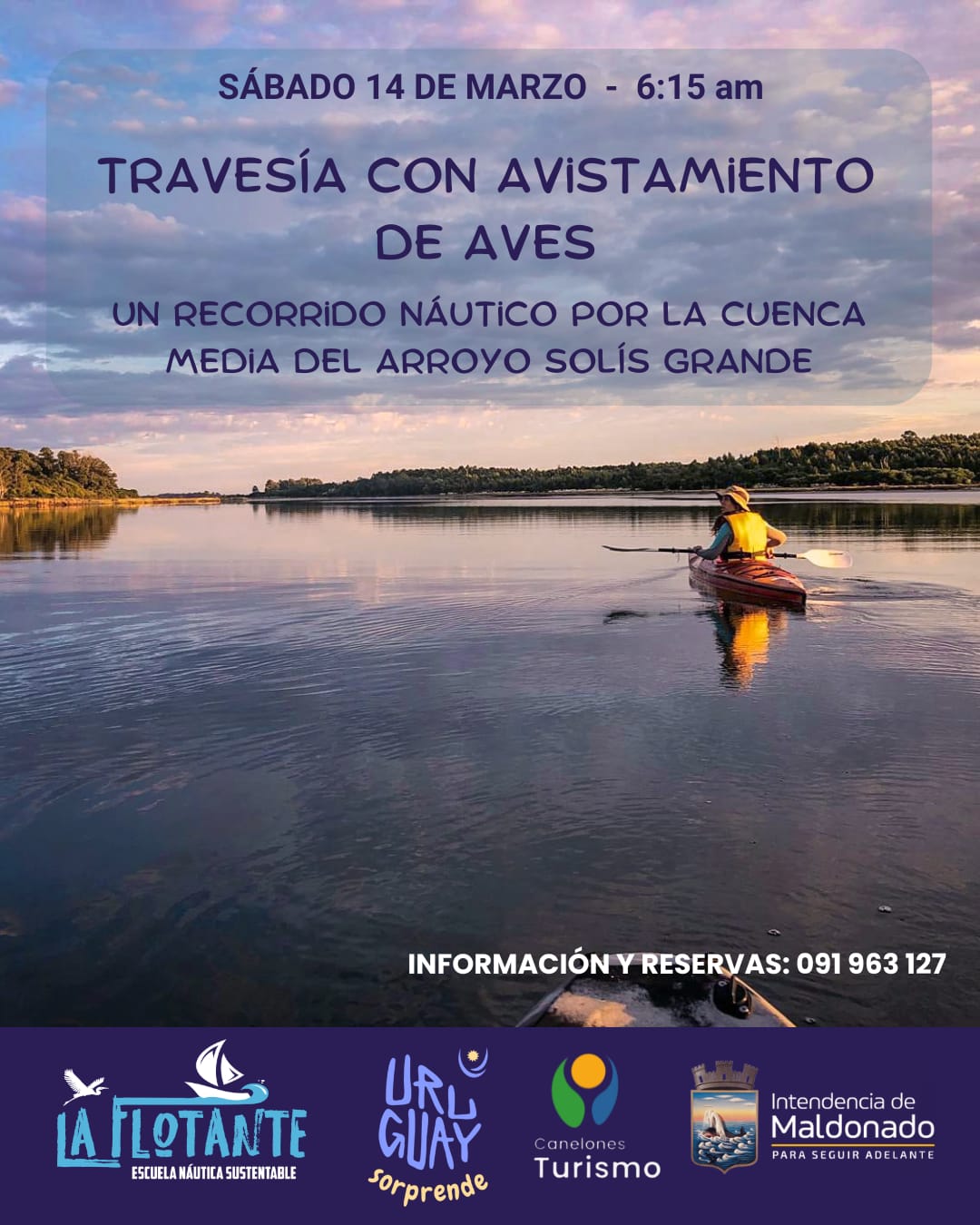 Travesía con avistamiento de aves