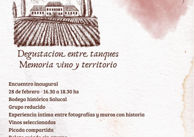 Degustación entre tanques, memoria, vino y territorio