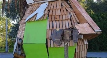 Imagen de los gigantes en el parque