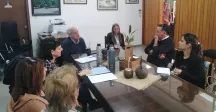 Turismo canelones en reunión por proyecto de turismo rural en Piedras de Afilar 